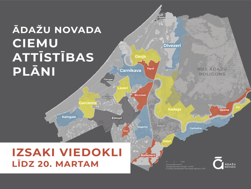 ciemu attīstības plāni - karte