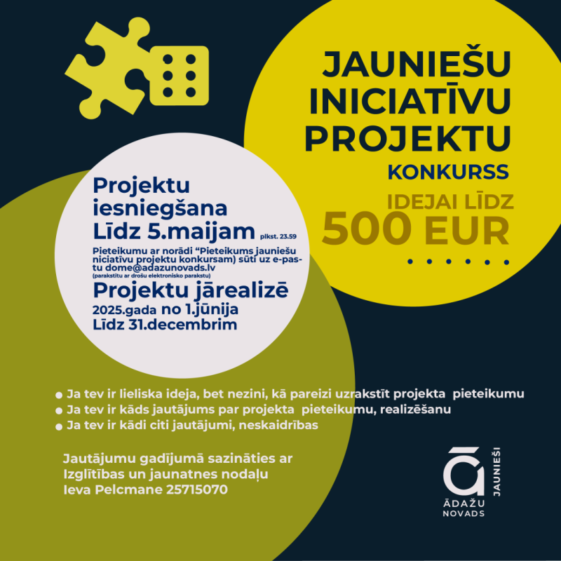 jauniešu iniciatīvu konkurss 2025