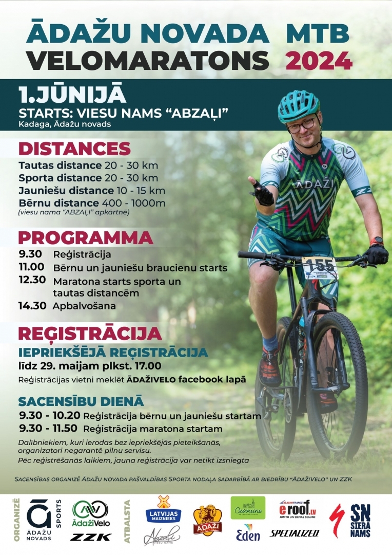 Ādažu velomaratons 2024