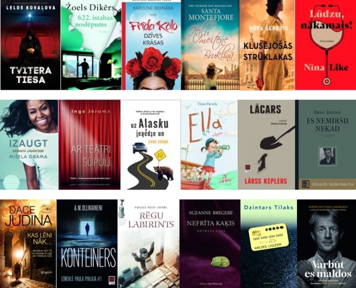 Jaunu grāmatu piedāvājums Ādažu bibliotēkā augustā