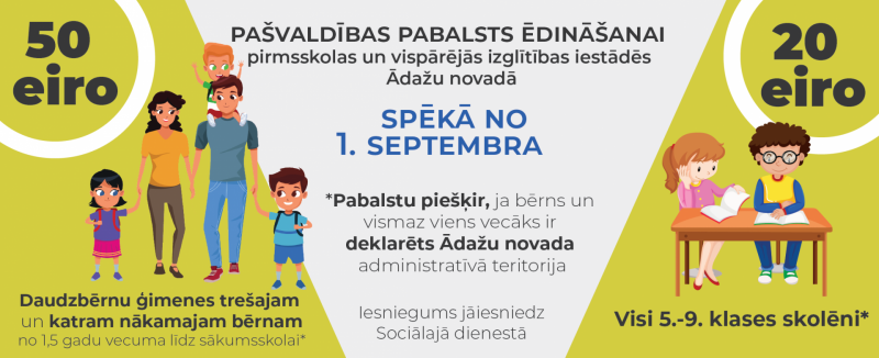 ēdināšanas pabalsts, ādaži, 5.-9. klase