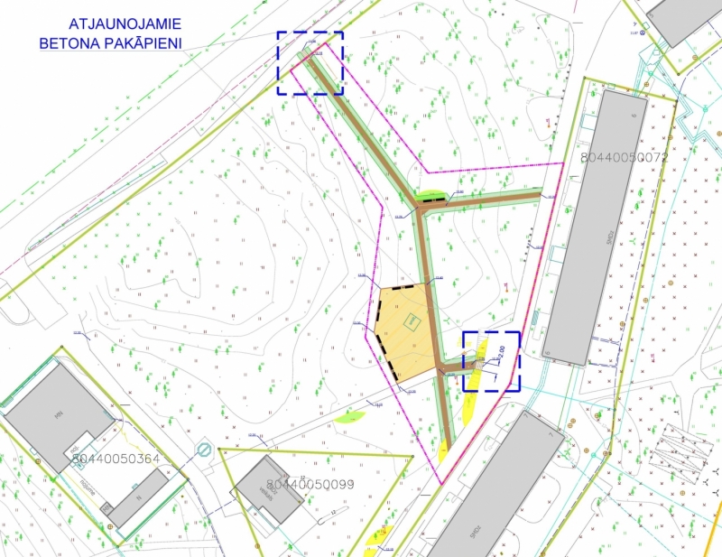Notiks celiņu seguma nomaiņa Kadagas pagalmā
