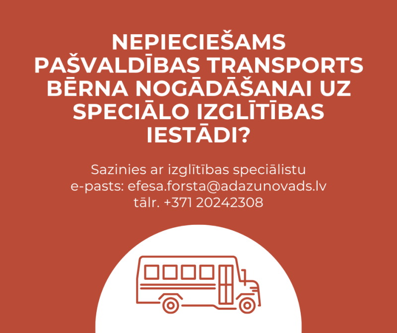 Nepieciešams transports?
