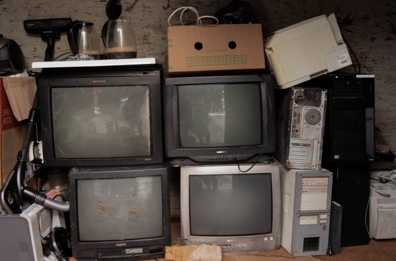 nolietota elektrotehnika, televizori