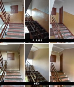 projekts pirms un pēc