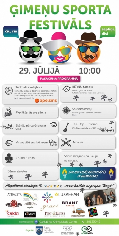 ģimeņu sporta festivāls