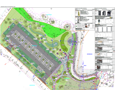 projekta labiekārtojuma lapa