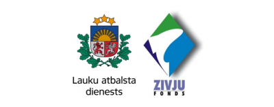 Lauku atbalsta dienests, Zivju fonds, logotipi