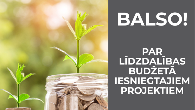 līdzdalības budžets balso
