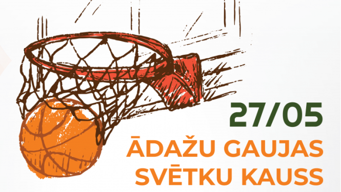 svētku basketbola turnīra afiša