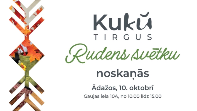 Kuku tirdziņš rudens svētku noskaņās