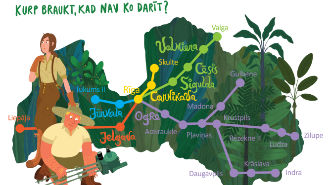 Laimīgo maršruti ar Vivi