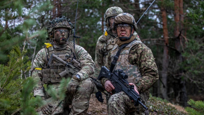 militarie mežā