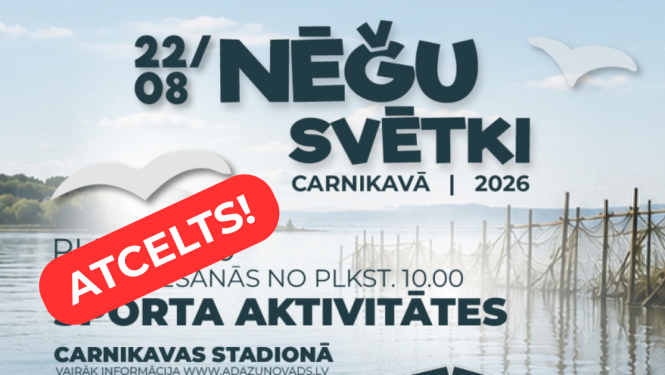 Nēģu svētku sporta pasākumi - atcelti