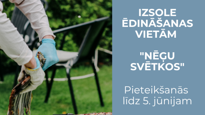 cepti nēģi, izsole ēdināšanas vietām