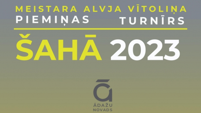alvja vītoliņa piemiņas turnīrs šahā