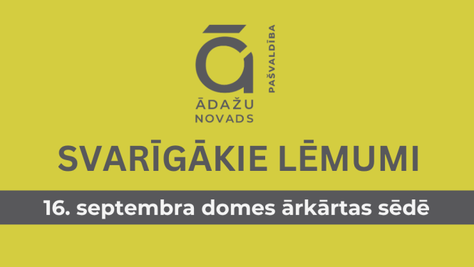 svarīgākie lēmumi - 16092026