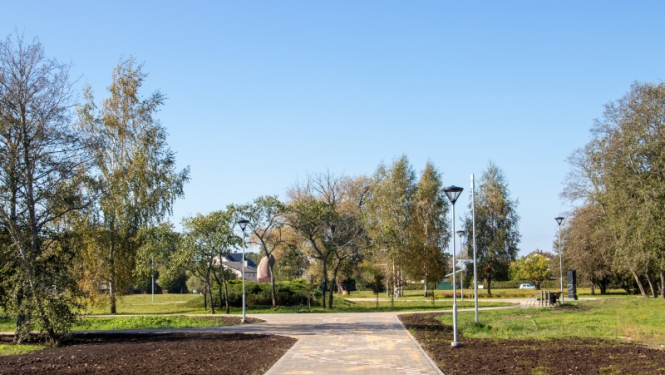 Svētku laukuma būvniecība