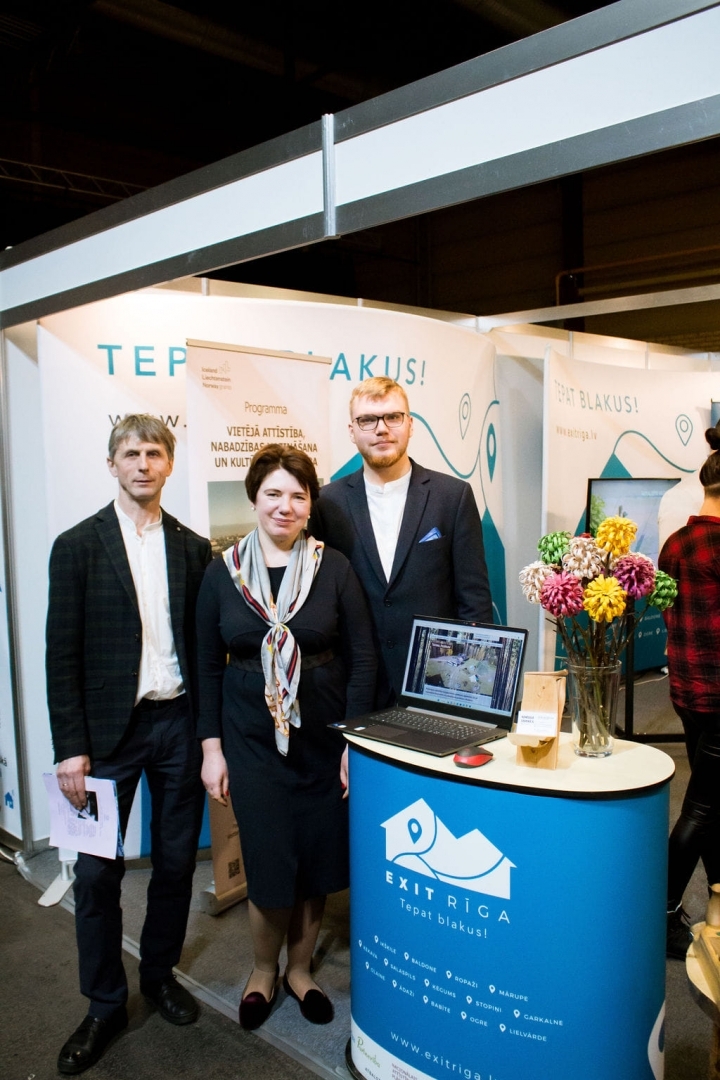 FOTO: Ādažu novads izstādē “Balttour” akcentē ūdens tūrismu un atpūtu dabā