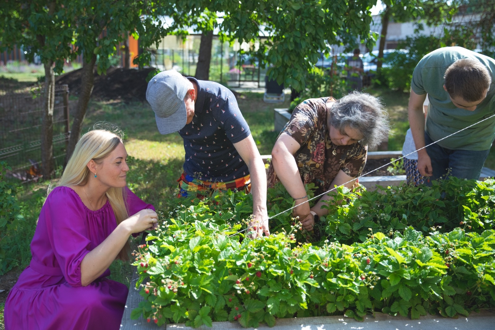 Dienas aprūpes centra gada jubilejas aktivititātes ar klientu, domes priekšsēdētājas un darbinieku darbošanos
