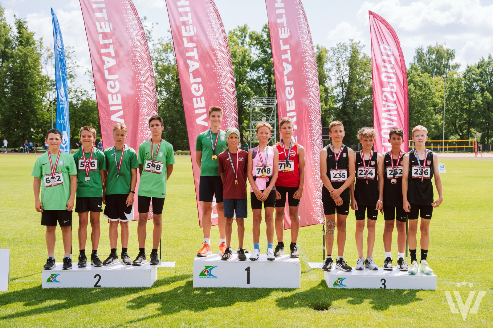 4x100 metru stafete, U14