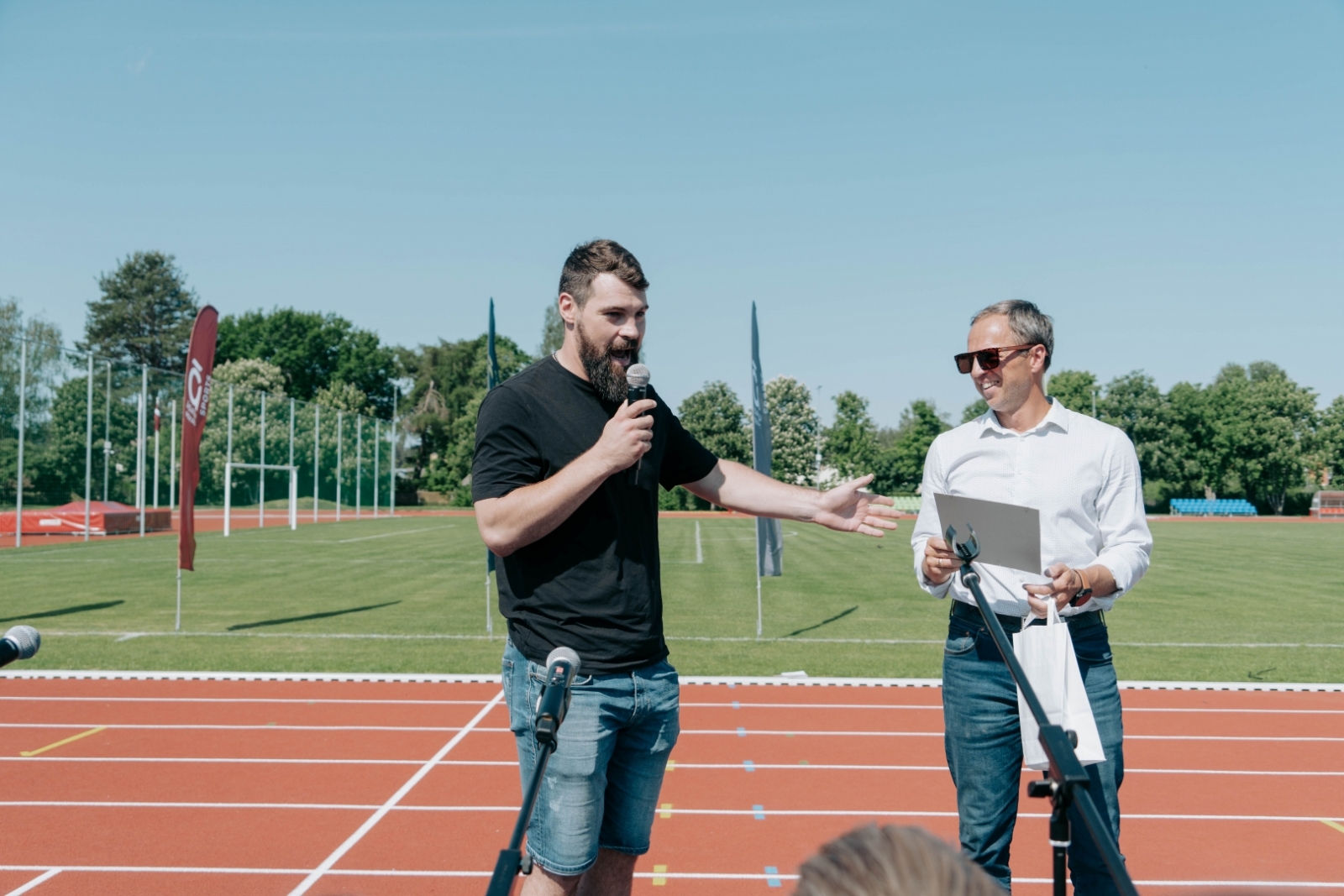 Atjaunotā Carnikavas stadiona atklāšana