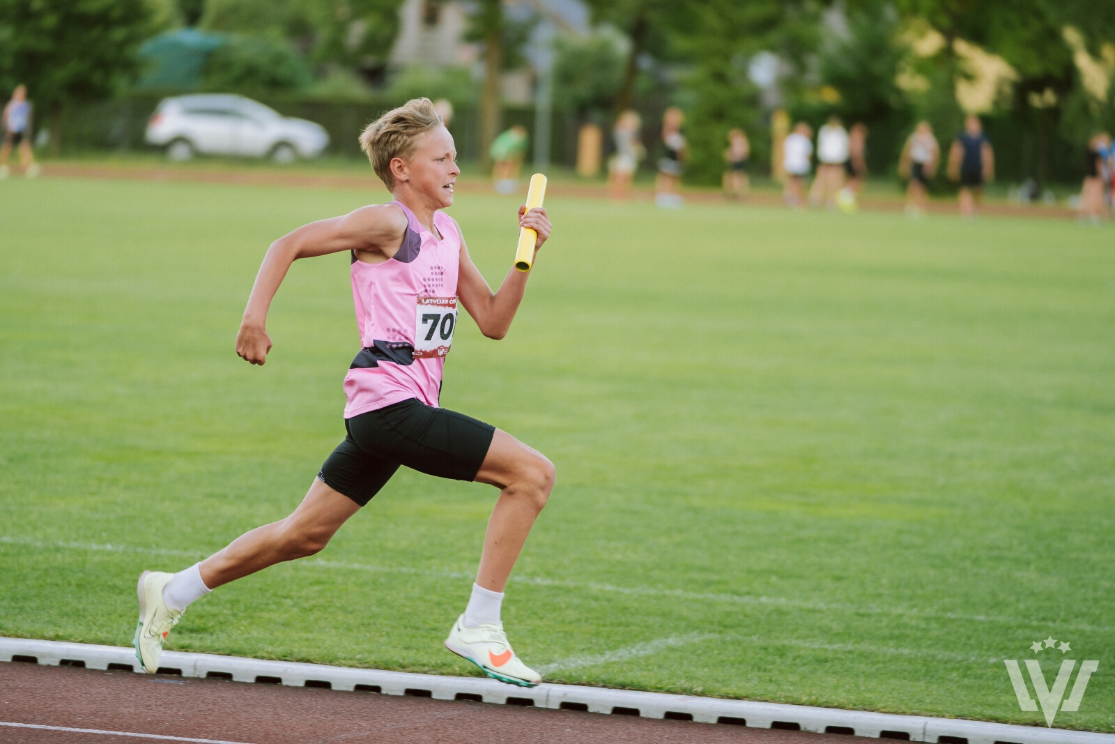 Edvards Krūms, 4x100m stafete