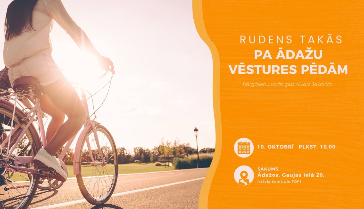 Velobrauciens ar Aivaru Jakoviču
