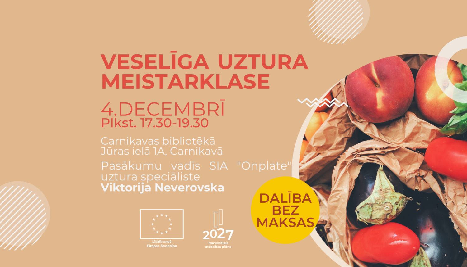 uztura meistarklase
