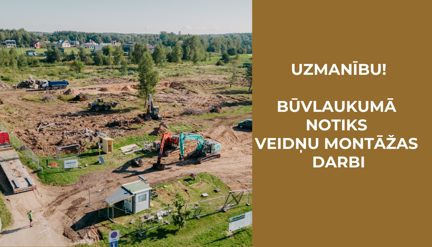 būvdarbi