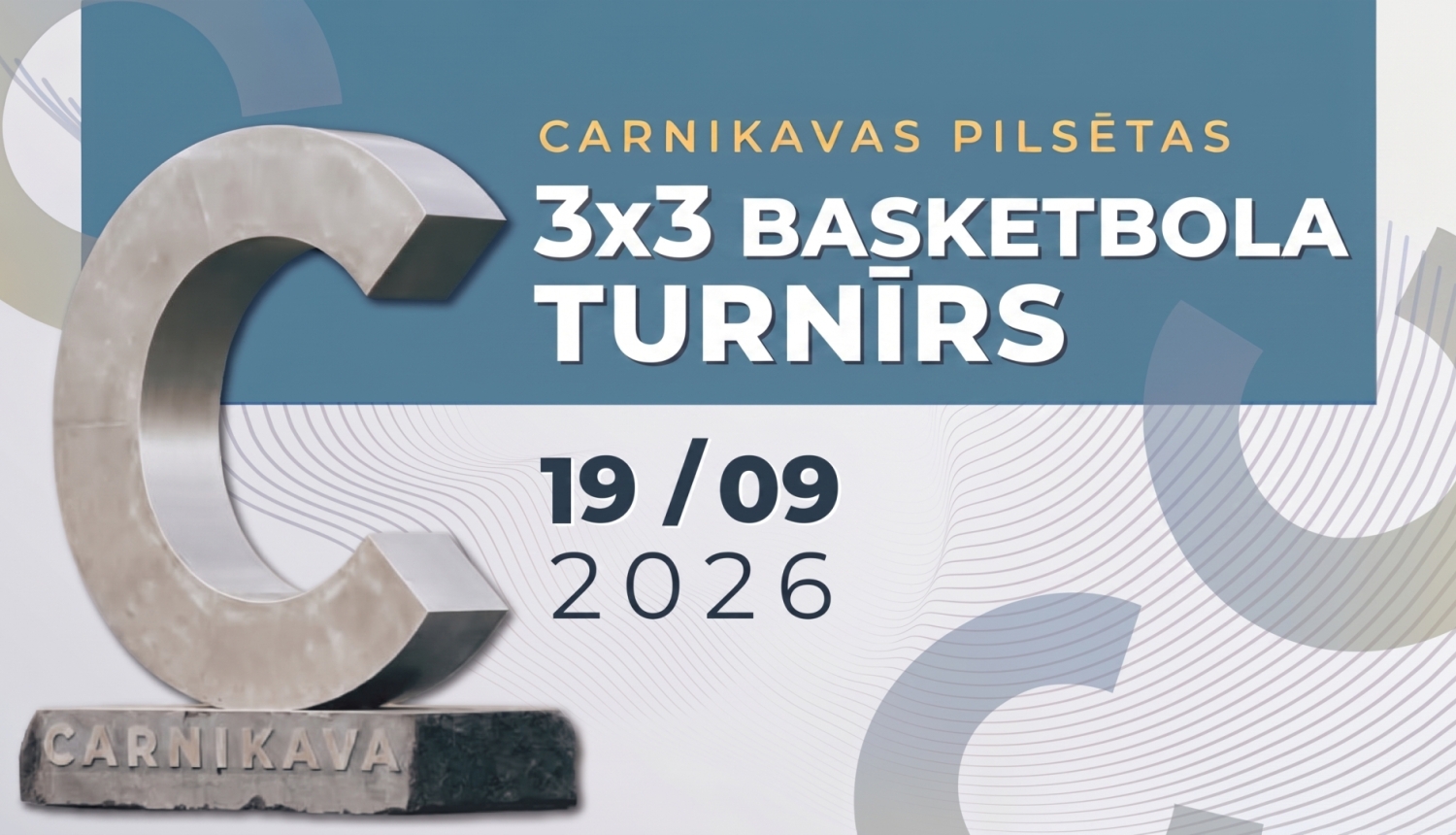 Carnikavas pilsētas 3x3 basketbola turnīrs