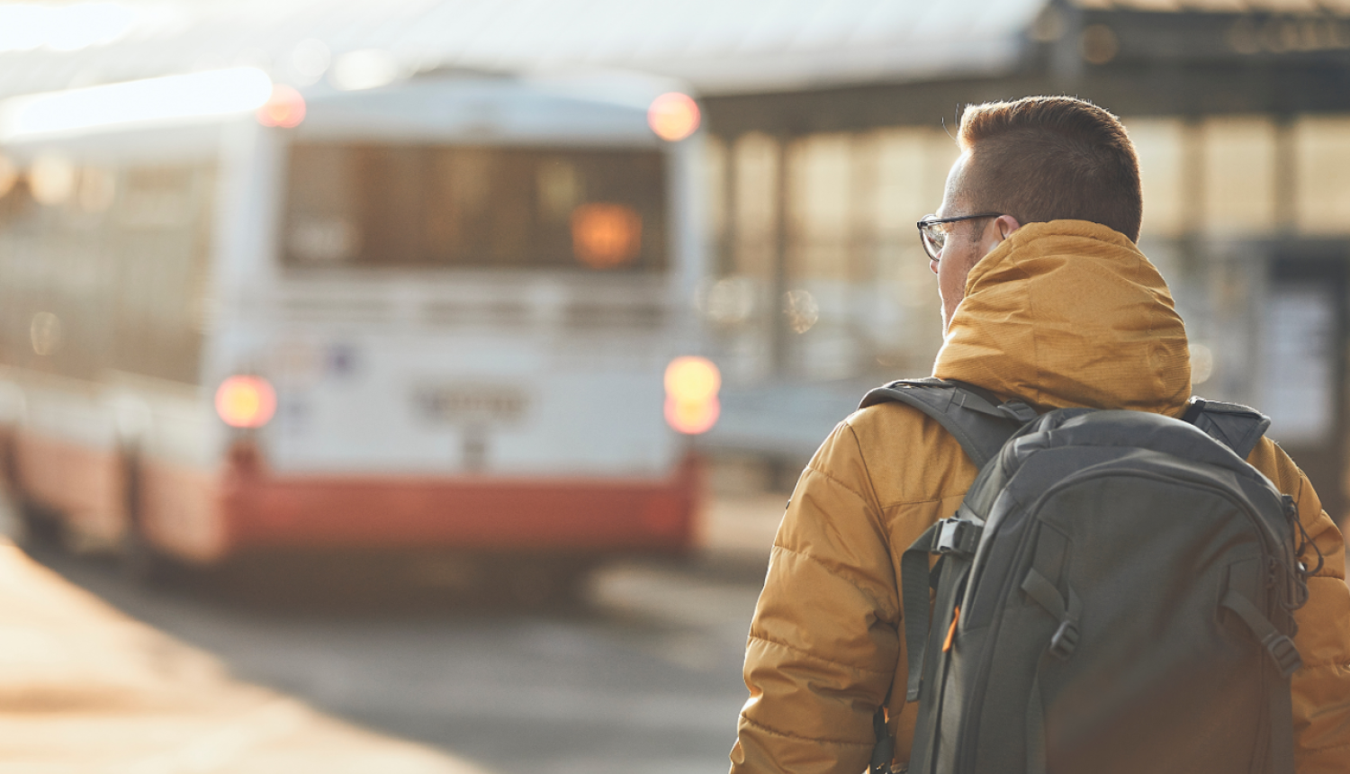 autobusa pasažieris nokavējis autobusu
