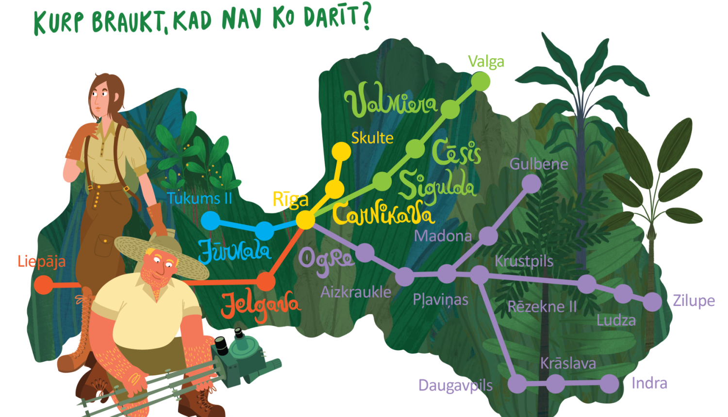 Laimīgo maršruti ar Vivi