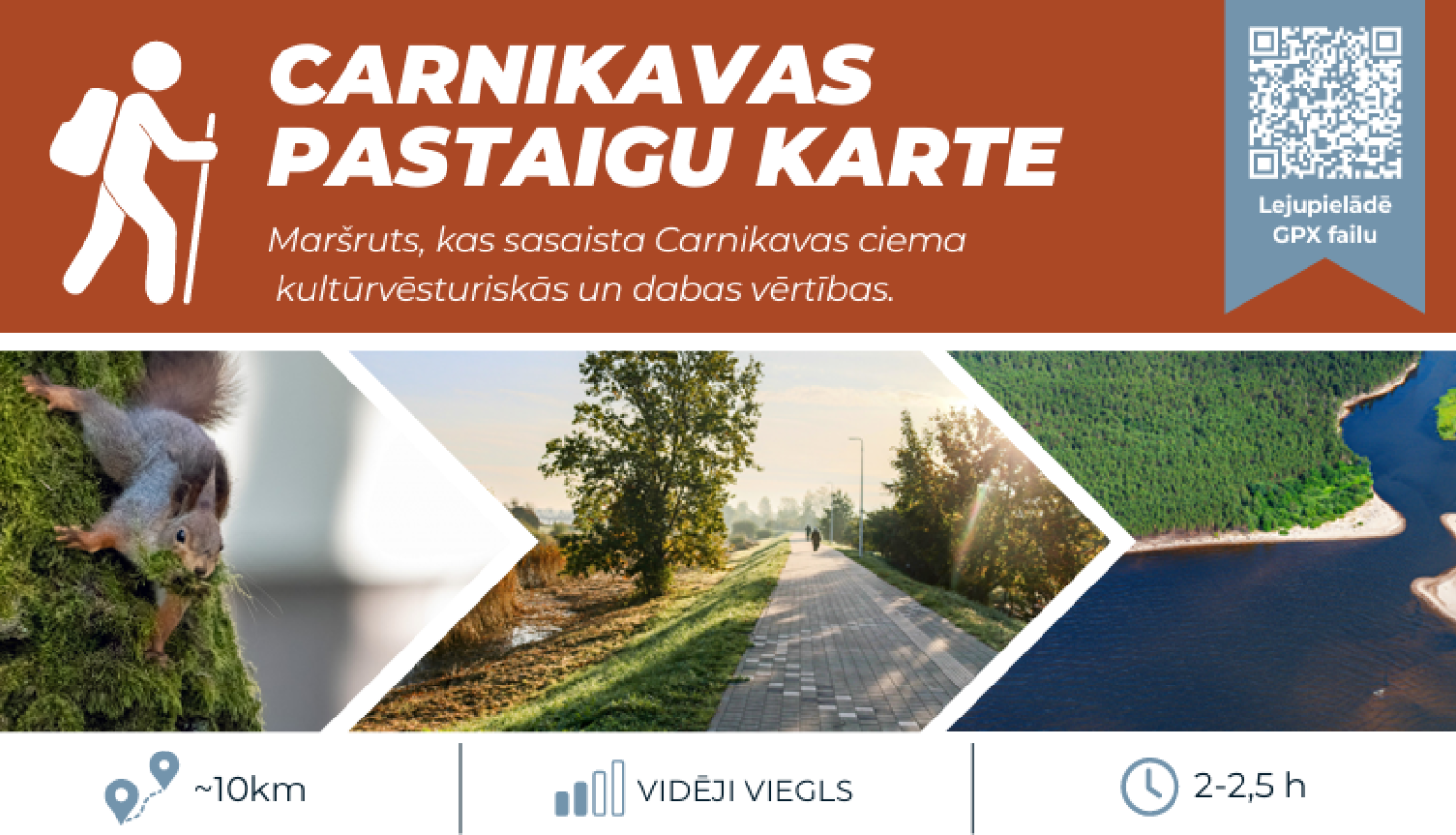 Carnikavas pastaigu karte