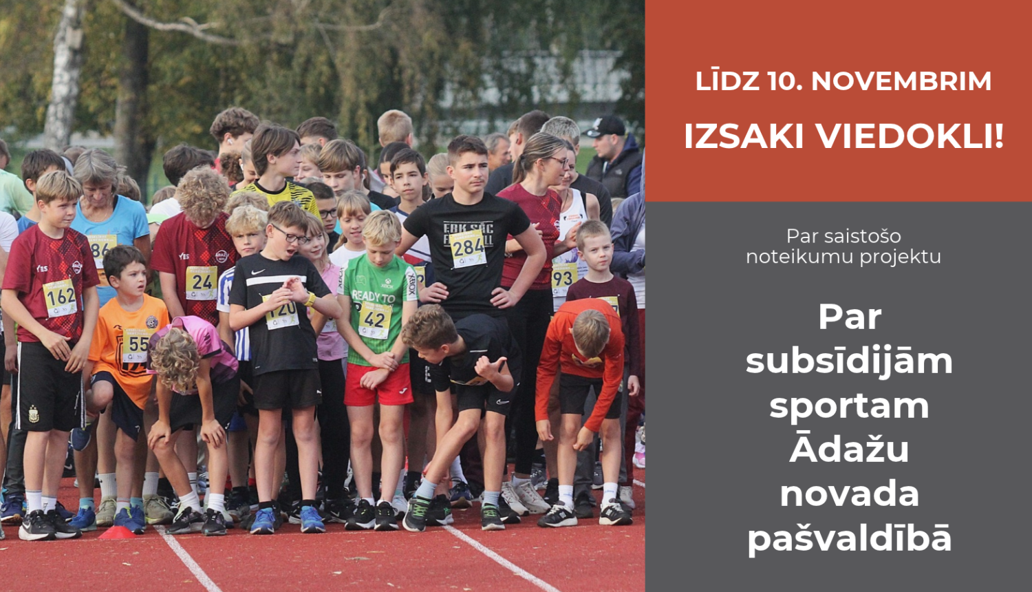 saistošie noteikumi par subsīdijām sportā
