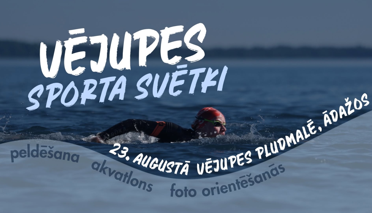 Vējupes sporta svētki, peldētājs
