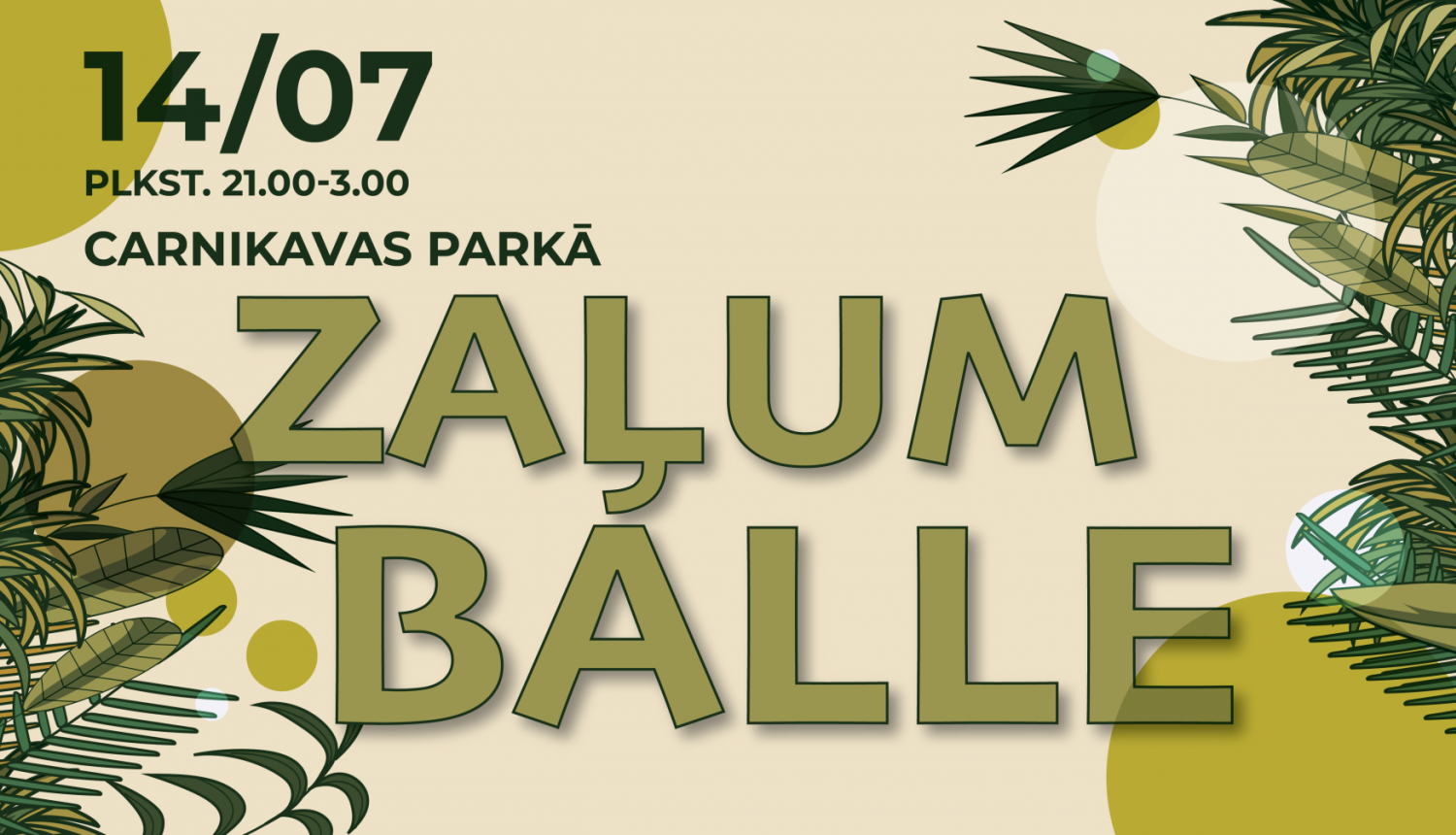 Zaļumballe Carnikavas parks