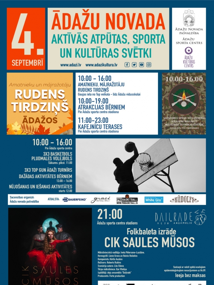 aktīvās atpūtas, sporta un kultūras svētki
