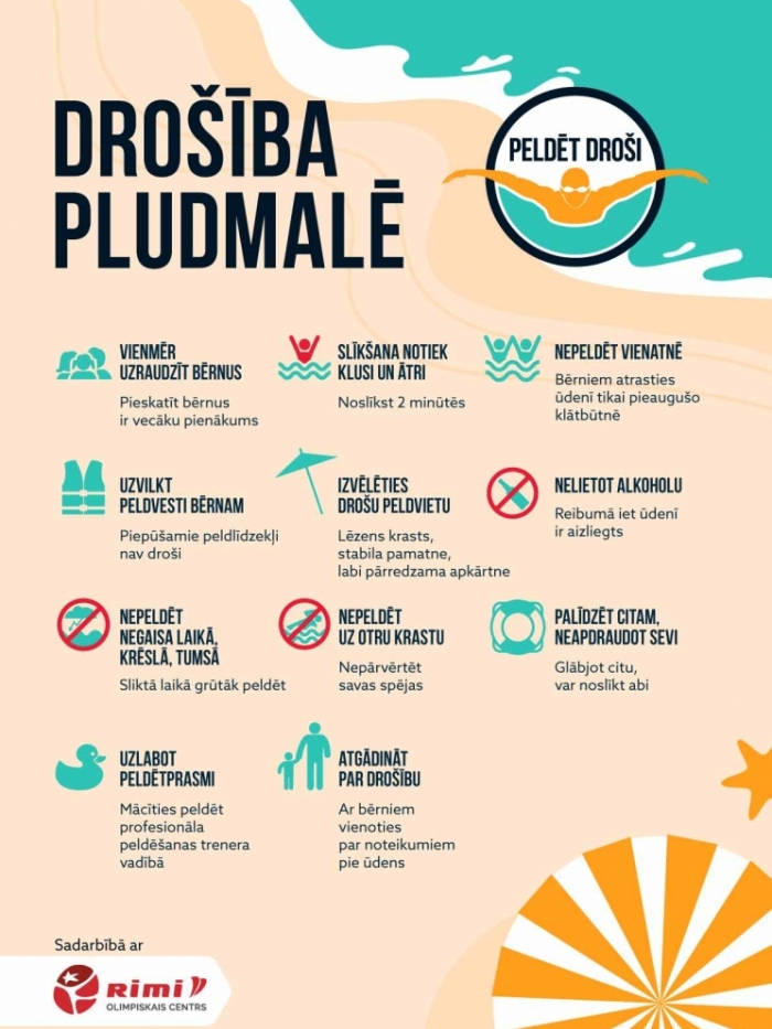 Peldēt droši - pludmale