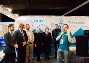 FOTO: Ādažu novads izstādē “Balttour” akcentē ūdens tūrismu un atpūtu dabā