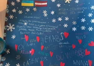 Novada bērnudārzu audzēkņu dāvanas jau nokļuvušas Lietuvā un uzsākušas ceļu uz Slobožanskas sadraudzības bērnudārziem Ukrainā