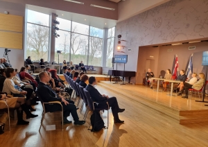 FOTO: Ādažu novada domes priekšsēdētāja Karīna Miķelsone: “Procesam pārejā uz jauno Pašvaldību likumu jābūt līdzsvarotam”