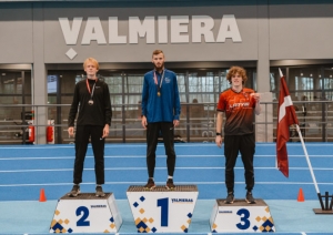 Liepam un Avsiščeram bronzas medaļas Latvijas čempionātā vieglatlētikā telpās