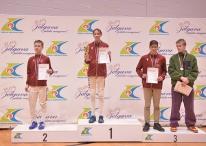 Markuss Zdors kļūst par Latvijas vicečempionu paukošanā kadetiem