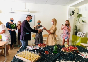 vecāku spēkiem izremontēta klases telpa