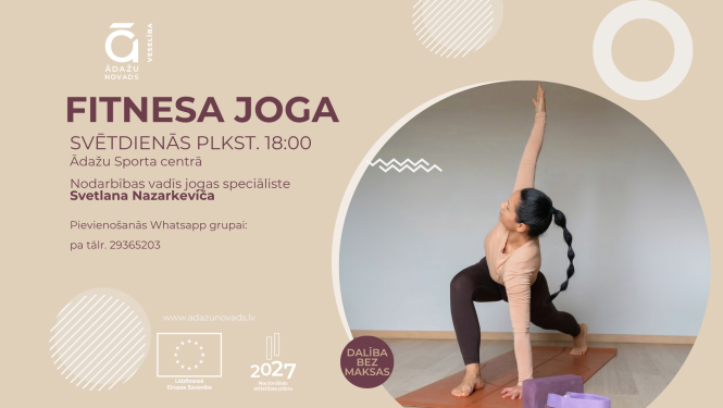 fitnesa joga - sieviete vingro