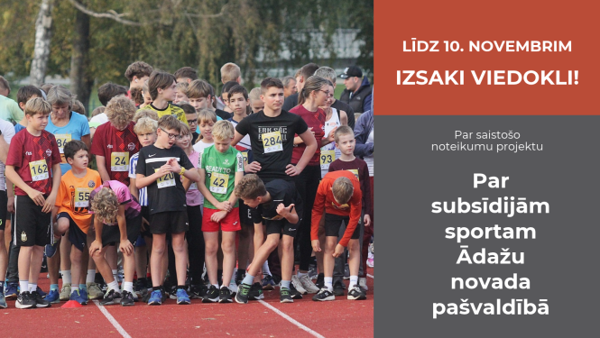saistošie noteikumi par subsīdijām sportā