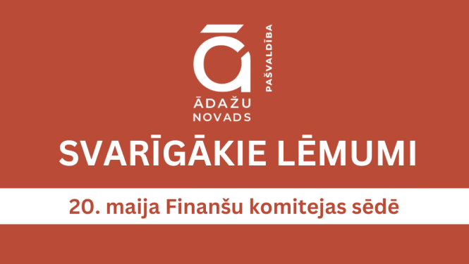 svarīgākie lēmumi  - finanšu komiteja - 200526 