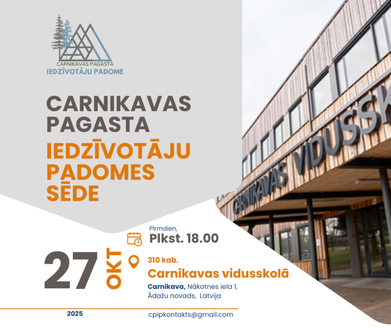 Carnikavas pagasta iedzīvotāju padomes sēde