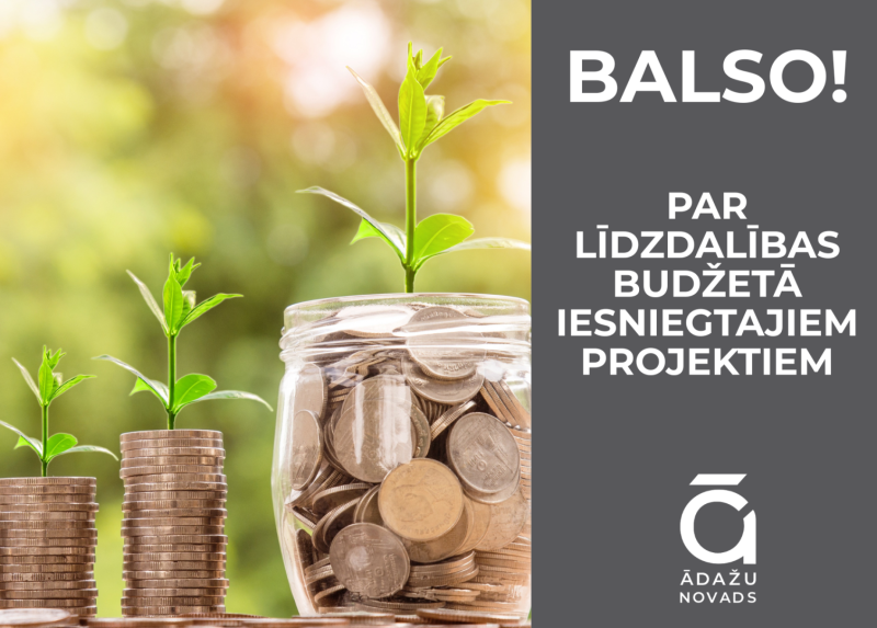līdzdalības budžets balso